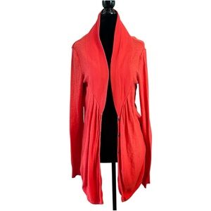 Free People Cardigan Orange size Large